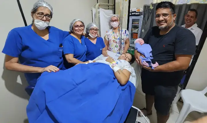 Lia Eloah é o primeiro bebê a nascer no Amapá em 2026 e ganha kit de presente