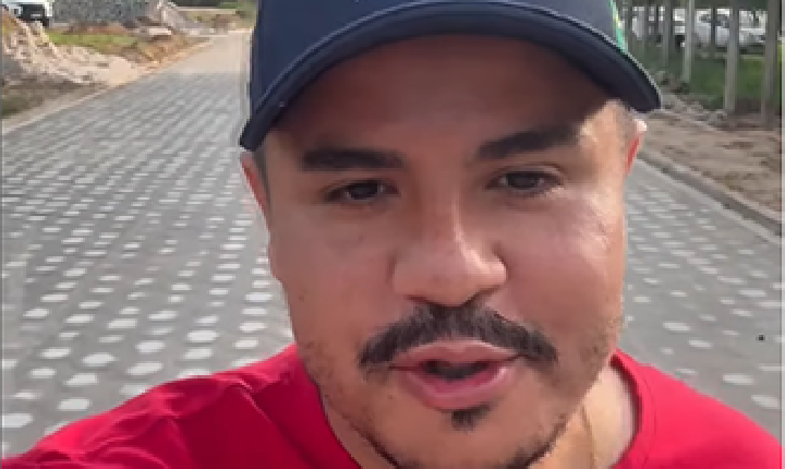 Prefeito de Itaubal celebra obra de acesso ao porto em Carmo do Macacoari