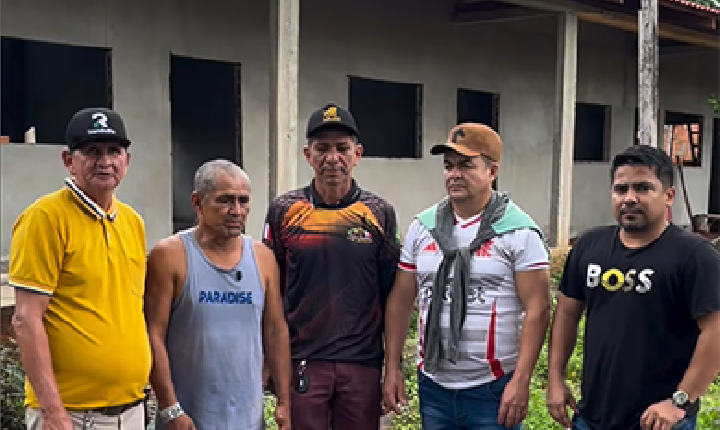 Prefeito Guido visita obras de escola indígena na Aldeia Açaizal e destaca compromisso com educação