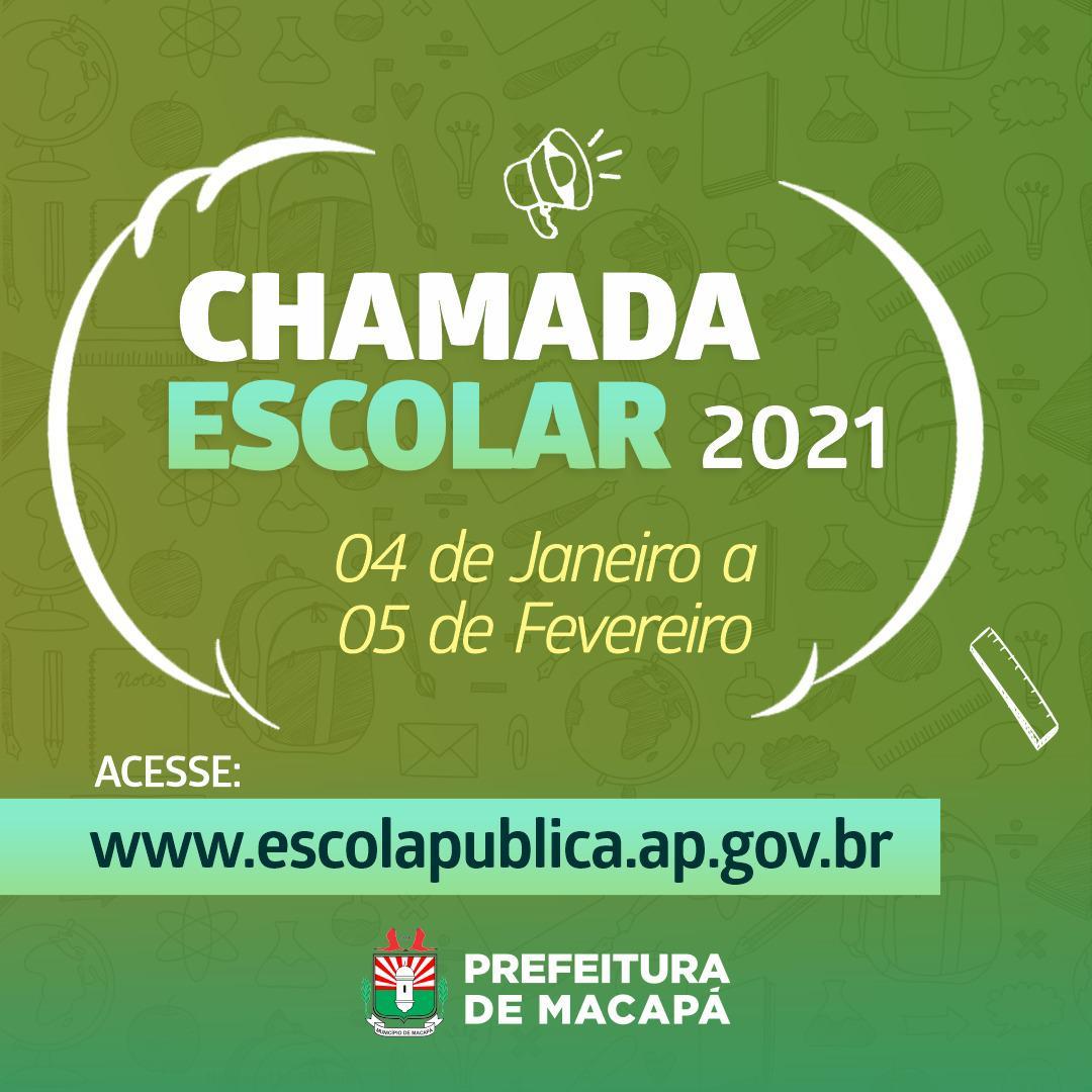 CHAMADA ESCOLAR 2021