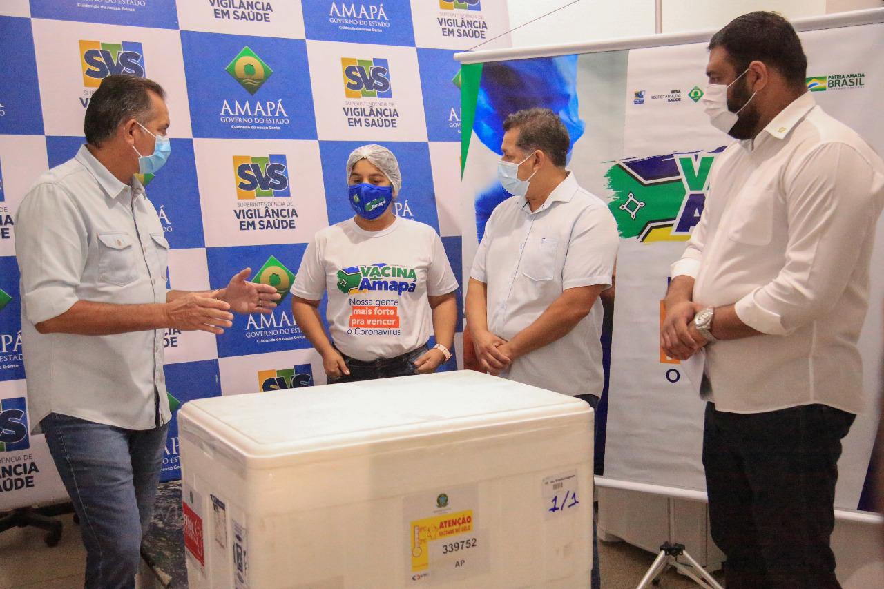 Governo do Amapá organiza distribuição da AstraZeneca para os municípios