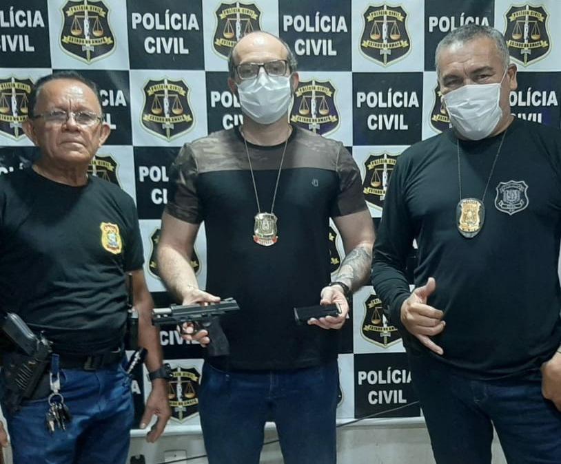 ARMA DE FOGO FURTADA DO INTERIOR DO CARRO DE UM POLICIAL PENAL