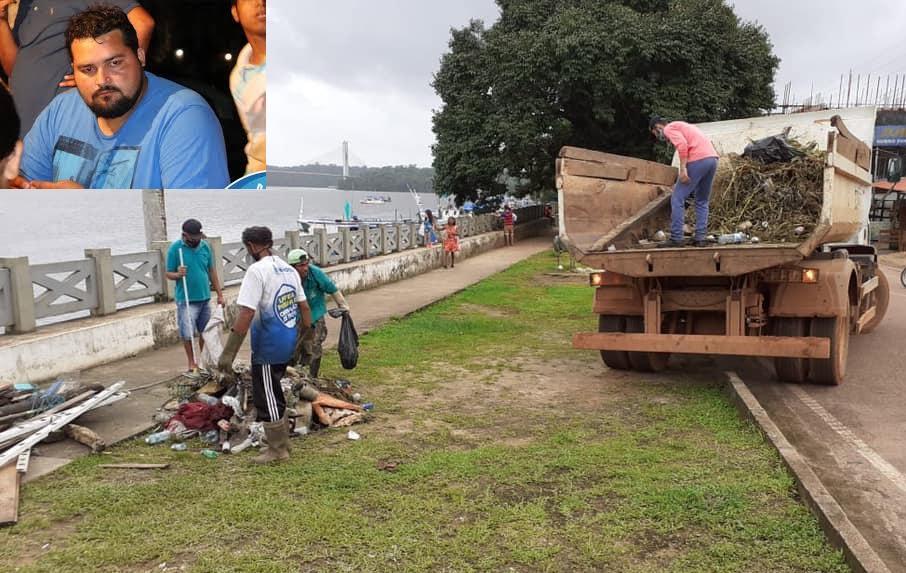 Prefeitura Intensifica limpeza na Orla de Oiapoque  