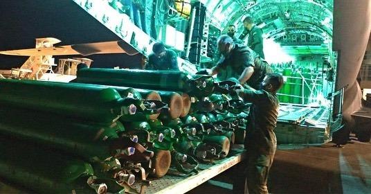 Amapá recebe remessa de 282 cilindros de oxigênio para a rede hospitalar 