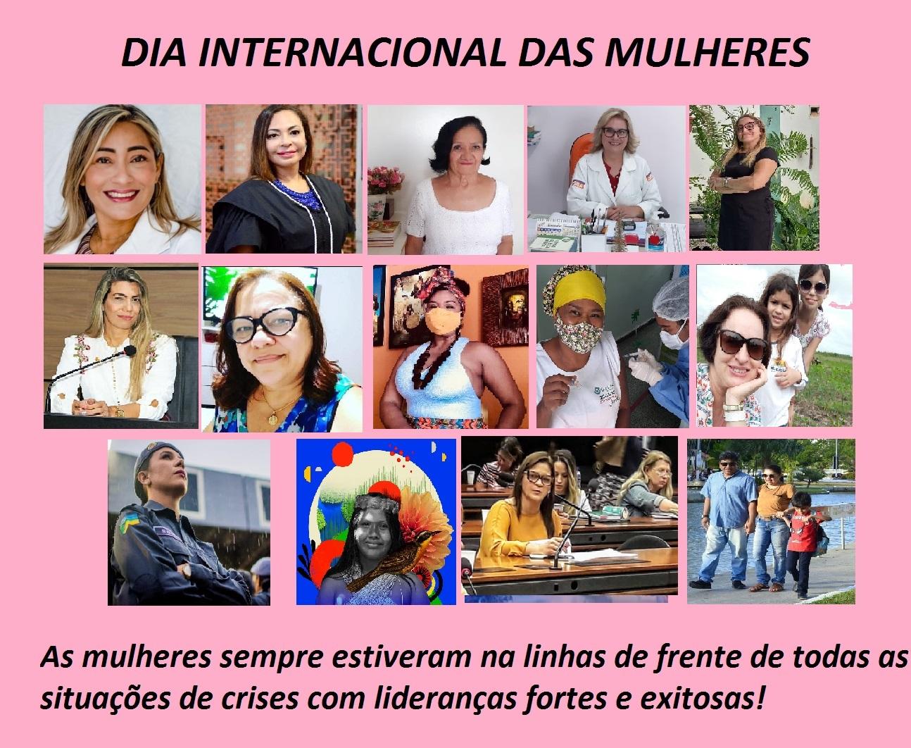 As mulheres sempre estiveram na linhas de frente de todas as situações de crise passados pela humanidade. 
