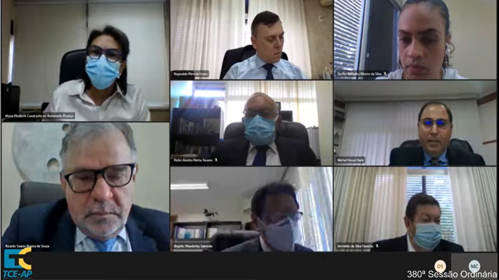 Conselheiros julgam mais de 70 processos em sessão virtual do TCE Amapá