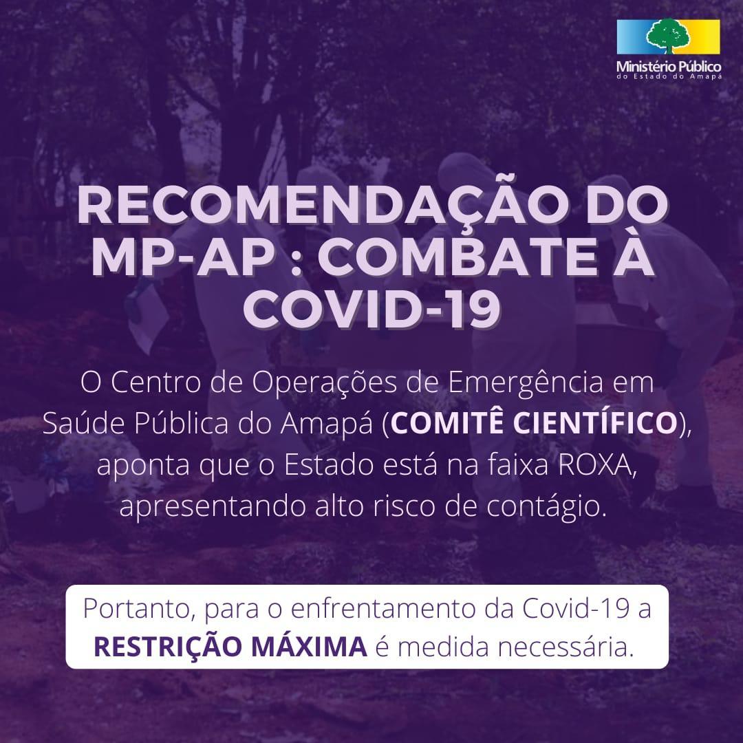 Covid-19: MP-AP reforça necessidade de medidas socioeconômicas emergenciais para garantir isolamento social 