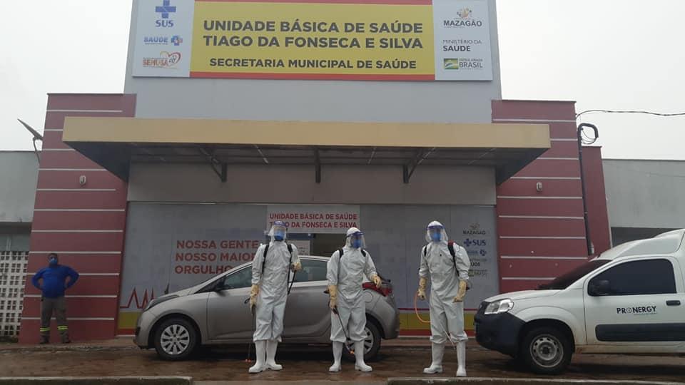 Desinfecção dos logradouros públicos para o bem estar dos servidores municipais