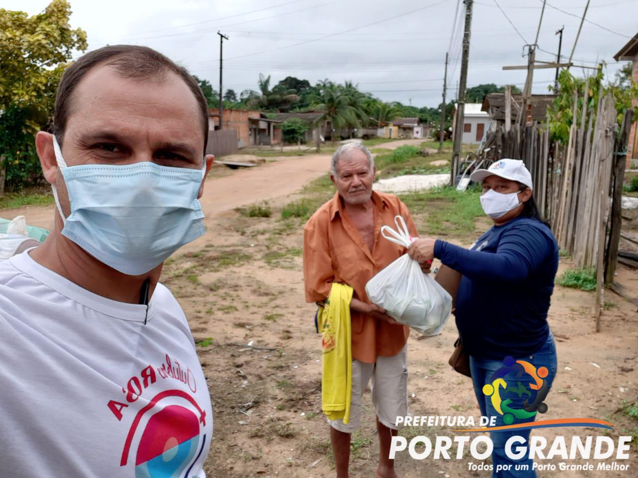 Município continua a distribuição de kilts de alimentos a grupos populacionais específicos  