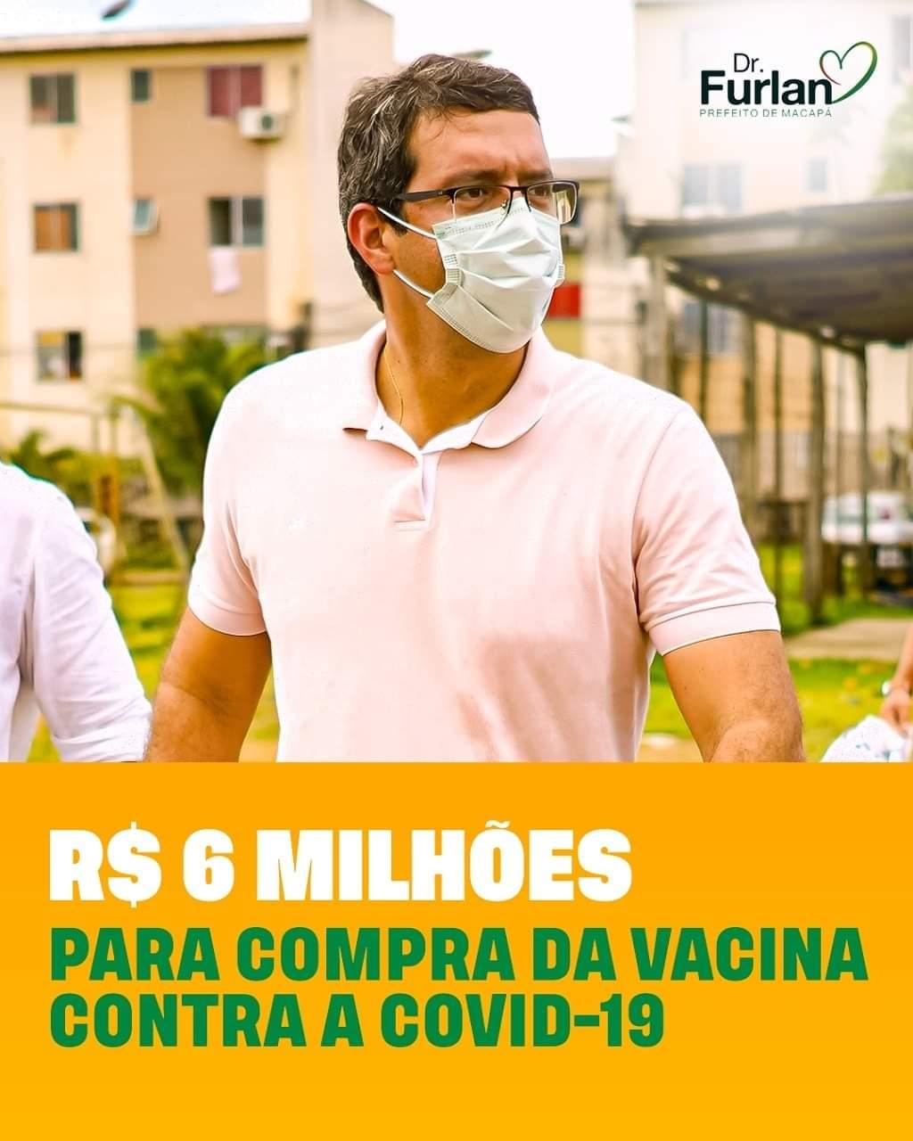 PREFEITO DR. FURLAN E SENADOR RANDOLFE ANUNCIARAM PEDIDO DE COMPRA DE 119 MIL DOSES DA SPUTNIK V PARA MACAPÁ 
