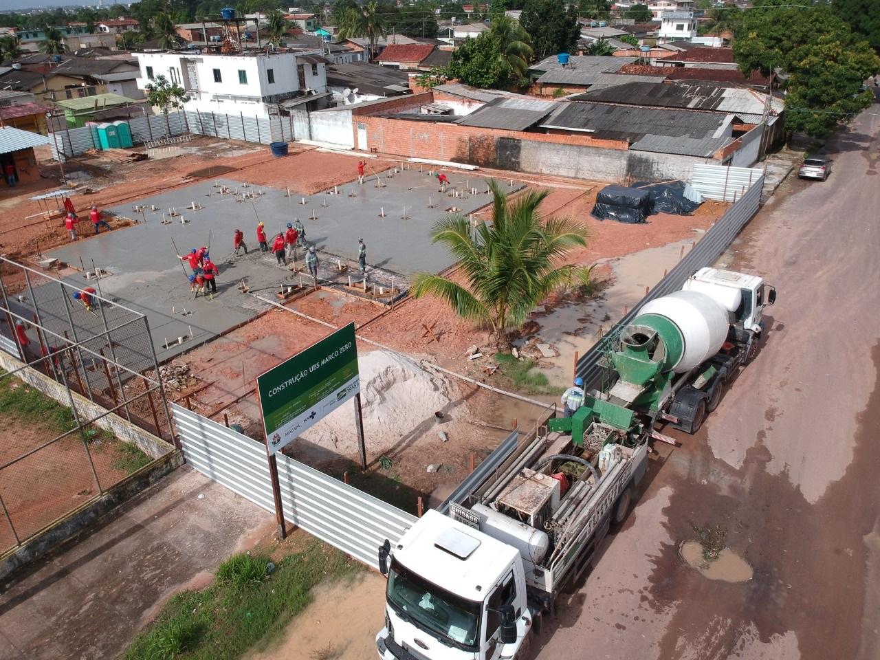 Prefeitura de Macapá avança na construção da nova UBS Marco Zero
