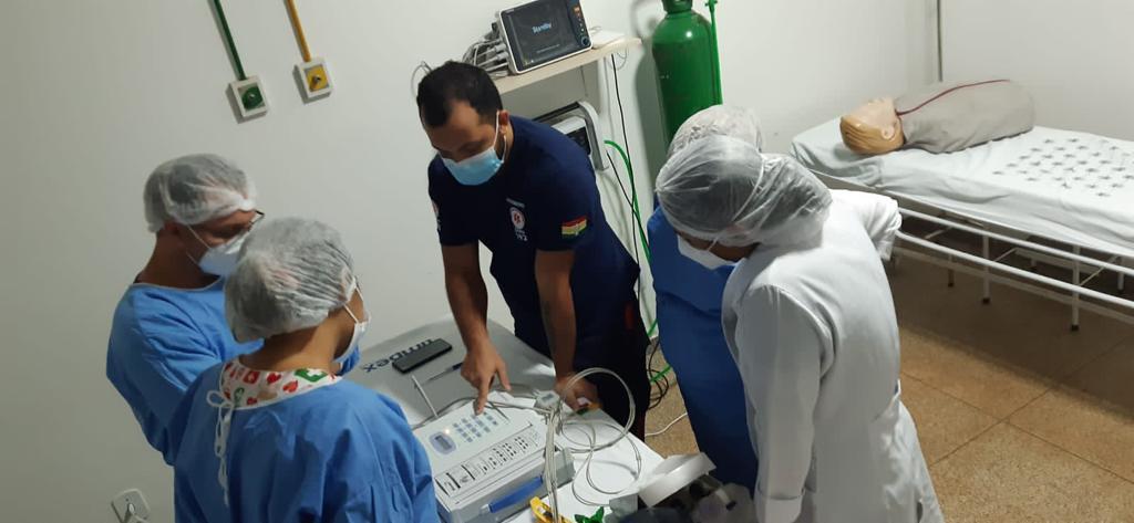 PREFEITURA PROMOVE CURSO DE APRIMORAMENTO PARA ATENDIMENTO DE PACIENTES GRAVES NA UNIDADE COVID SANTA INÊS