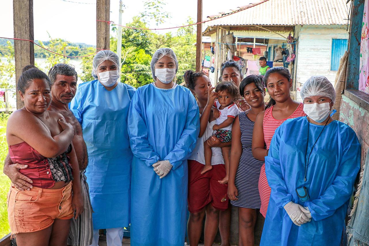 Quilombolas e ribeirinhos são vacinados nas comunidades 