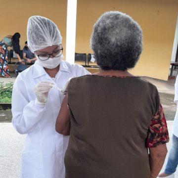 Segunda dose da vacina contra a Covid-19, em Santana