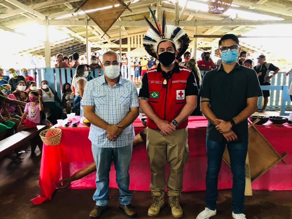 SMDAS participa de Ação Humanitária da Cruz Vermelha na Aldeia do Manga 