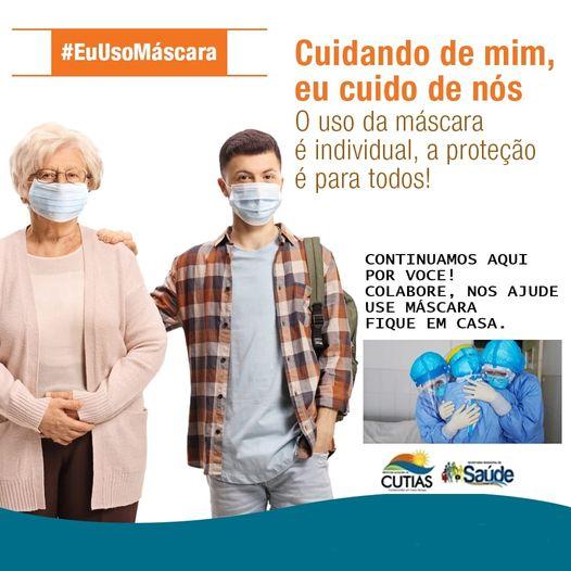 Vamos juntos, continuar nesse Enfrentamento! Use Máscaras! Evite aglomerações! Seja consciente!