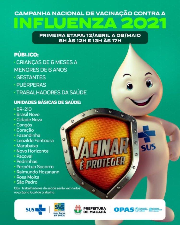Campanha de vacinação contra influenza
