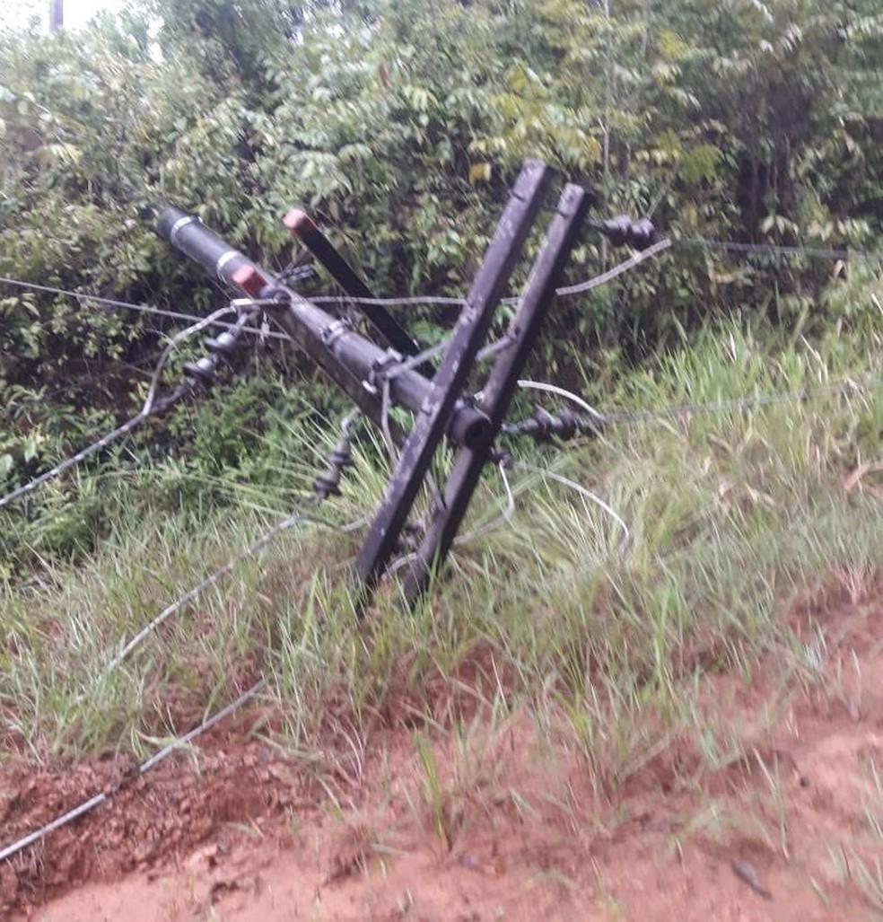 Dano na rede elétrica deixa Pedra Branca do Amapari e Serra do Navio quase 24 horas sem energia