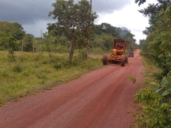 No município de Calçoene, a manutenção pelo Setrap  continua no ramal do Lourenço.  