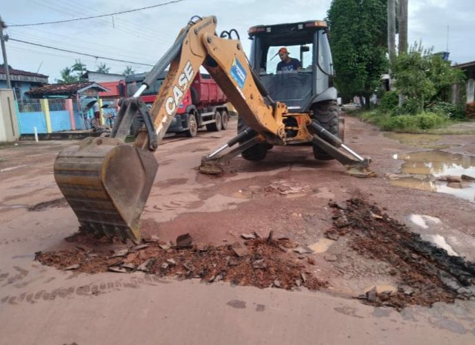 Prefeitura inicia Operação Tapa Buracos nas ruas de Santana