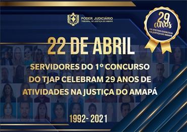 Primeira turma de servidores da Justiça do Amapá completa 29 anos de prestação jurisdicional    