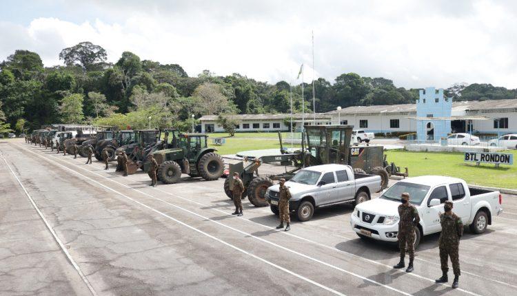 Batizada de “Operação Matapi” começa mobilização do Exército para obra da BR-156 