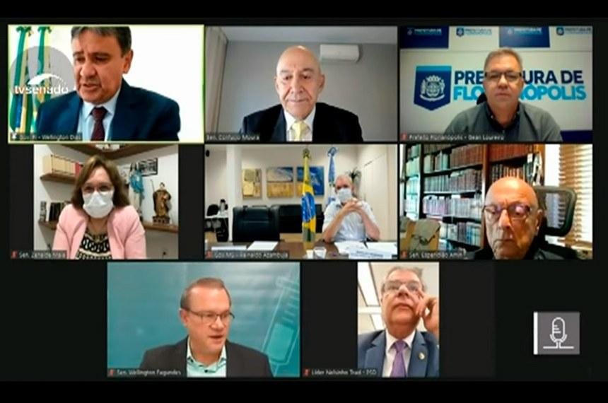 Com queda de internações, governadores pedem mais vacina na Comissão da Covid