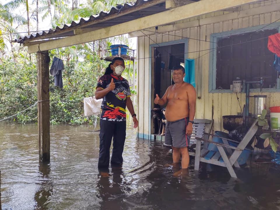 Serra do Navio e Pedra Branca do Amapari, tem cerca de 30 famílias atingidas pela enchente 