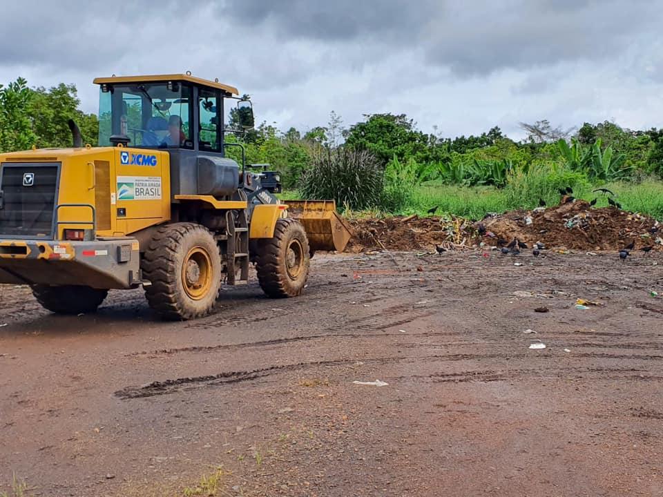 Setrap realiza manutenção em 4 km da Rodovia AP-140, em Serra do Navio