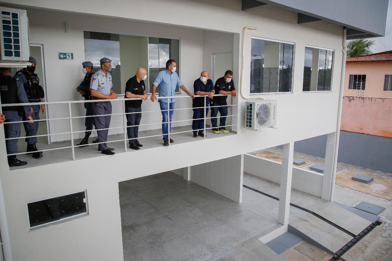 Estado Forte, Povo Seguro: Waldez vistoria finalização do prédio do 6º Batalhão da PM