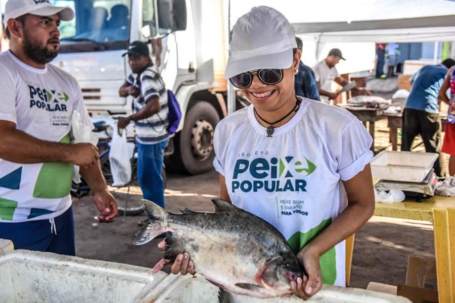 Peixe Popular: governo prevê comercializar 20 toneladas de pescado em ação na capital