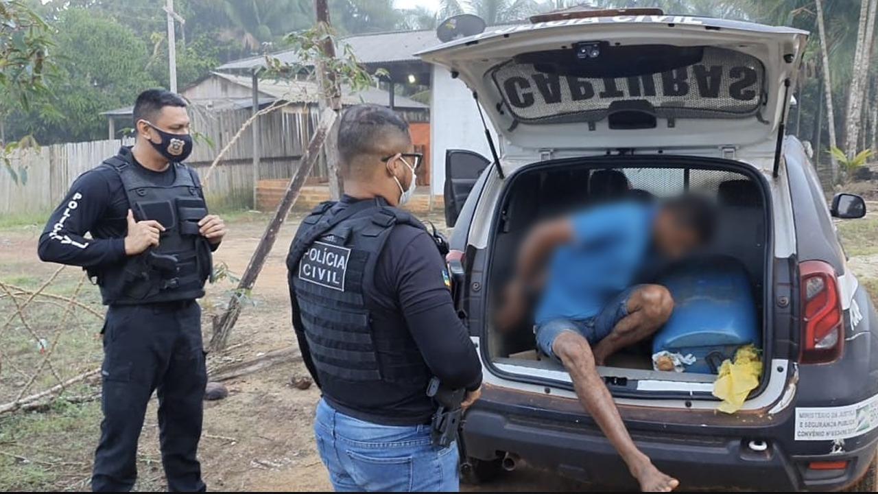 POLÍCIA CIVIL PRENDE FORAGIDO DA JUSTIÇA PARAENSE EM PEDRA BRANCA DO AMAPARI