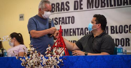 Presidente da Ameap, Prefeito Carlos Sampaio, participa de encontro dos prefeitos amapaenses