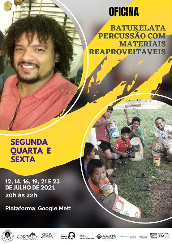 Batukelata, Oficina de montagens de instrumentos percussivos e noções rítmicas de percussão