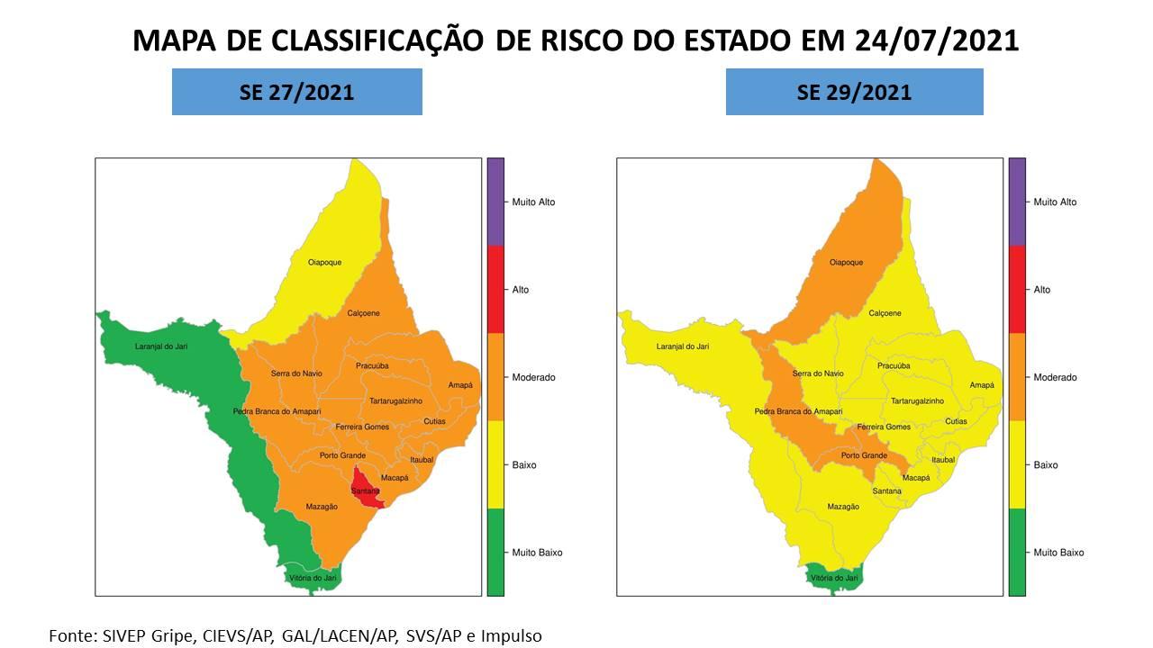 Covid-19: Doze municípios do Amapá não registram nenhuma morte no mês de julho