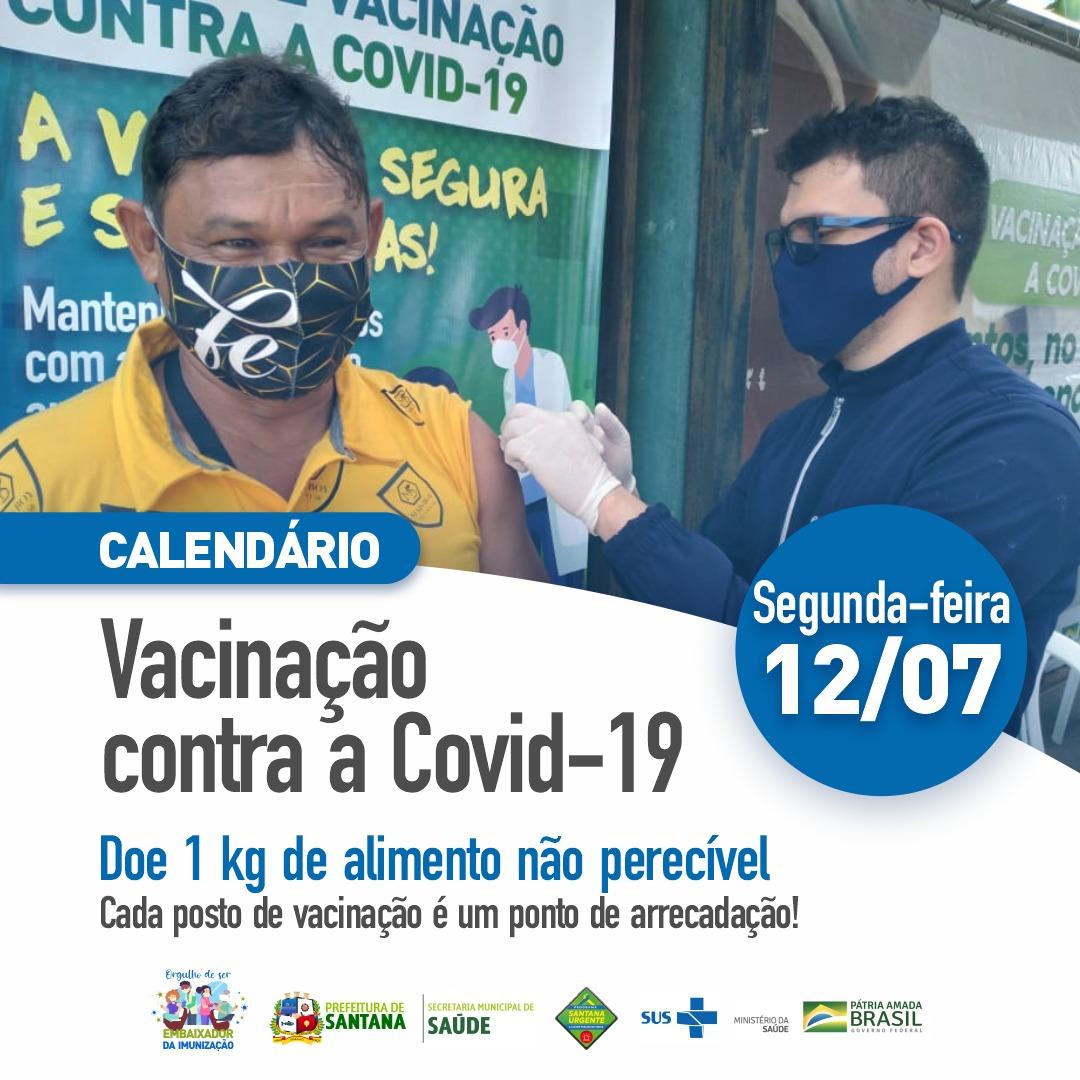 CRONOGRAMA DE VBACINAÇÃO EM SANTANA