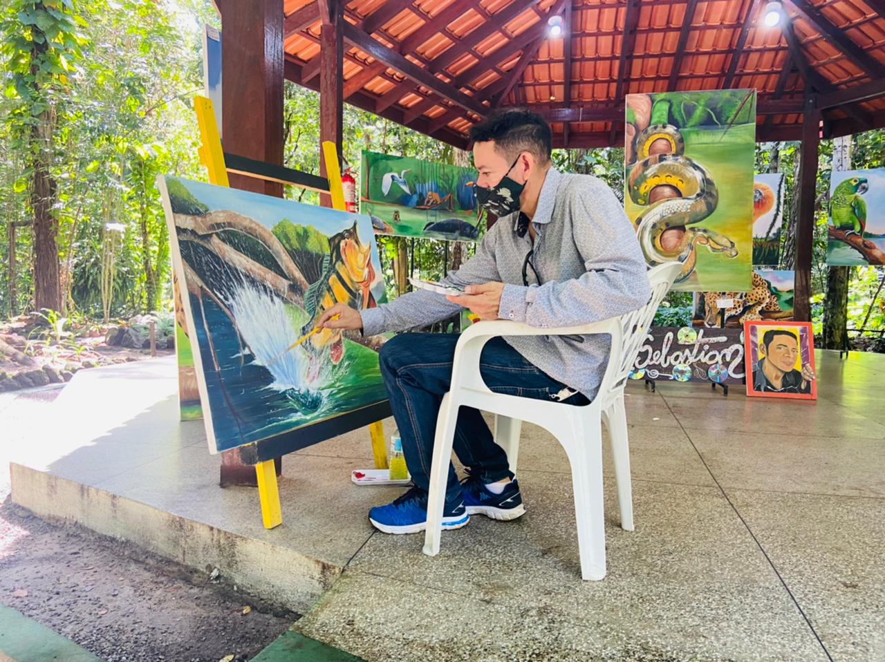 Obras do artista plástico J.Sebastian Ligeiro