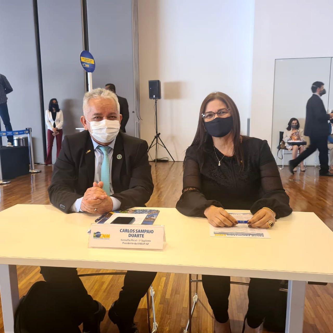 Prefeito Carlos Sampaio presidente da Ameap participou de encontro da CNM em Brasília  