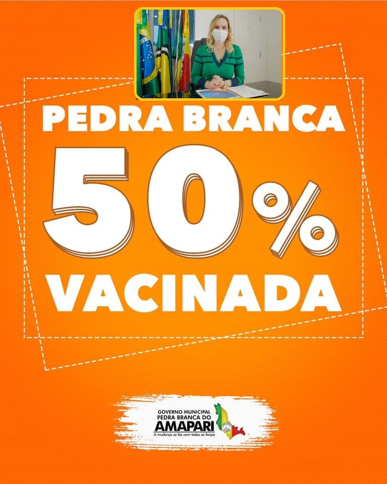 Prefeitura já vacinou 50% da população com primeira dose