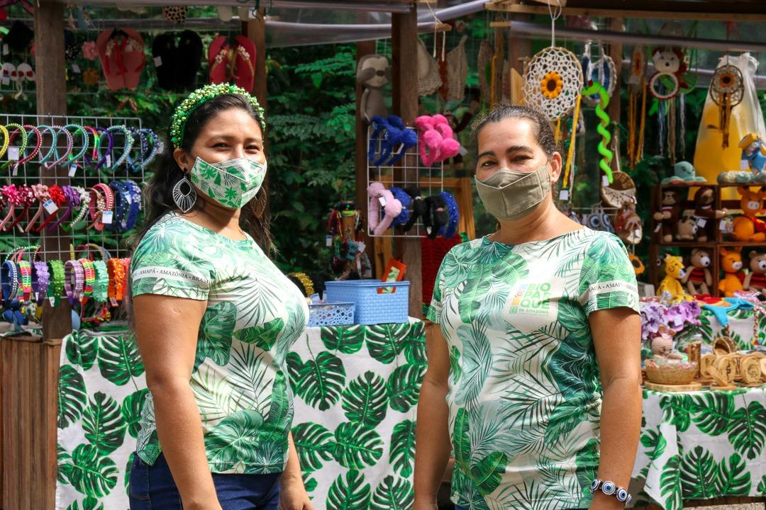 Artesanato comercializado por mulheres realça as belezas do Bioparque da Amazônia