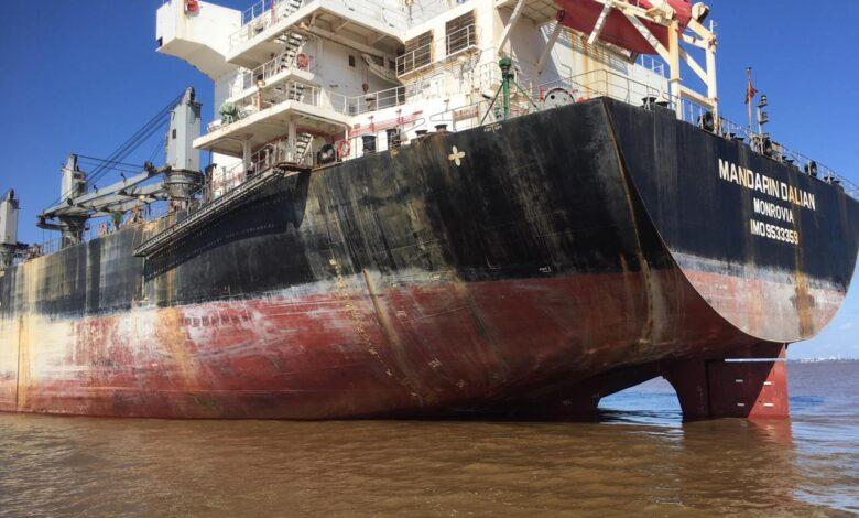 Aumenta número de infectados em navio estrangeiro de quarentena no Amapá