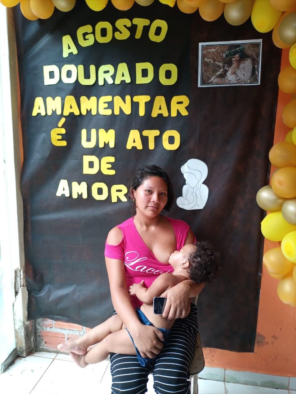 Café da manhã com as mamães da comunidade do Matapi