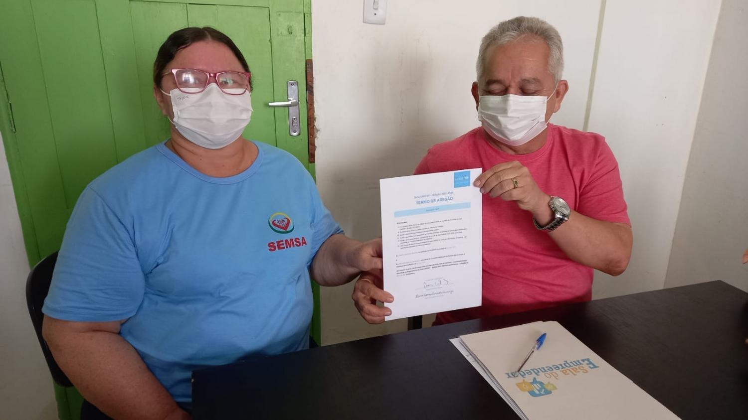 PREFEITO CARLOS SAMPAIO, ASSINA TERMO DE ADESÃO AO SELO UNICEF 2021 – 2024 
