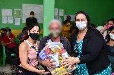 VISITA DA ASSISTÊNCIA  SOCIAL  E DO CRAS AOS MORADORES E TRABALHADORES DO GARIMPO DO VILA NOVA,