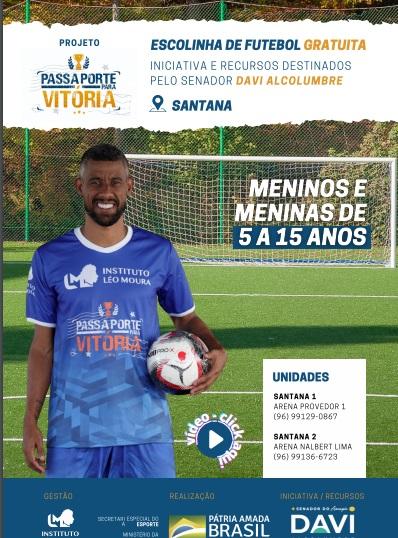 Atenção Santana PRÉ-INSCRIÇÃO do projeto social Passaporte para a Vitória