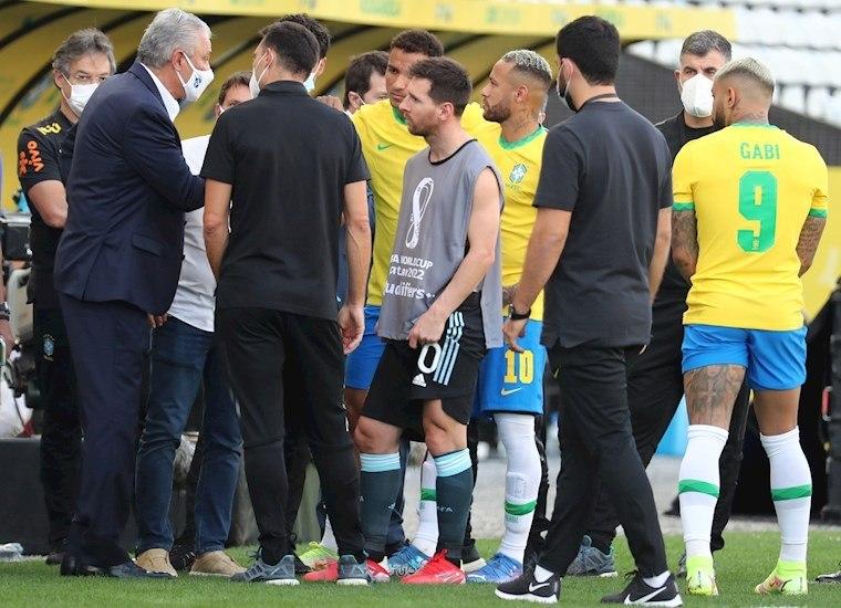 Conmebol divulga suspensão do jogo entre Brasil e Argentina