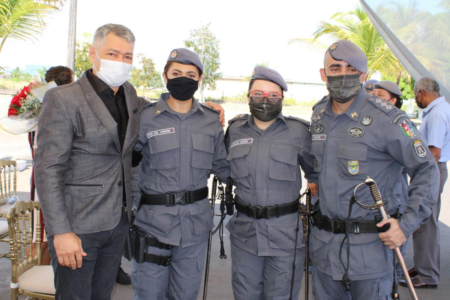MP-AP prestigia solenidade de passagem de comando no 2° Batalhão de Polícia Militar