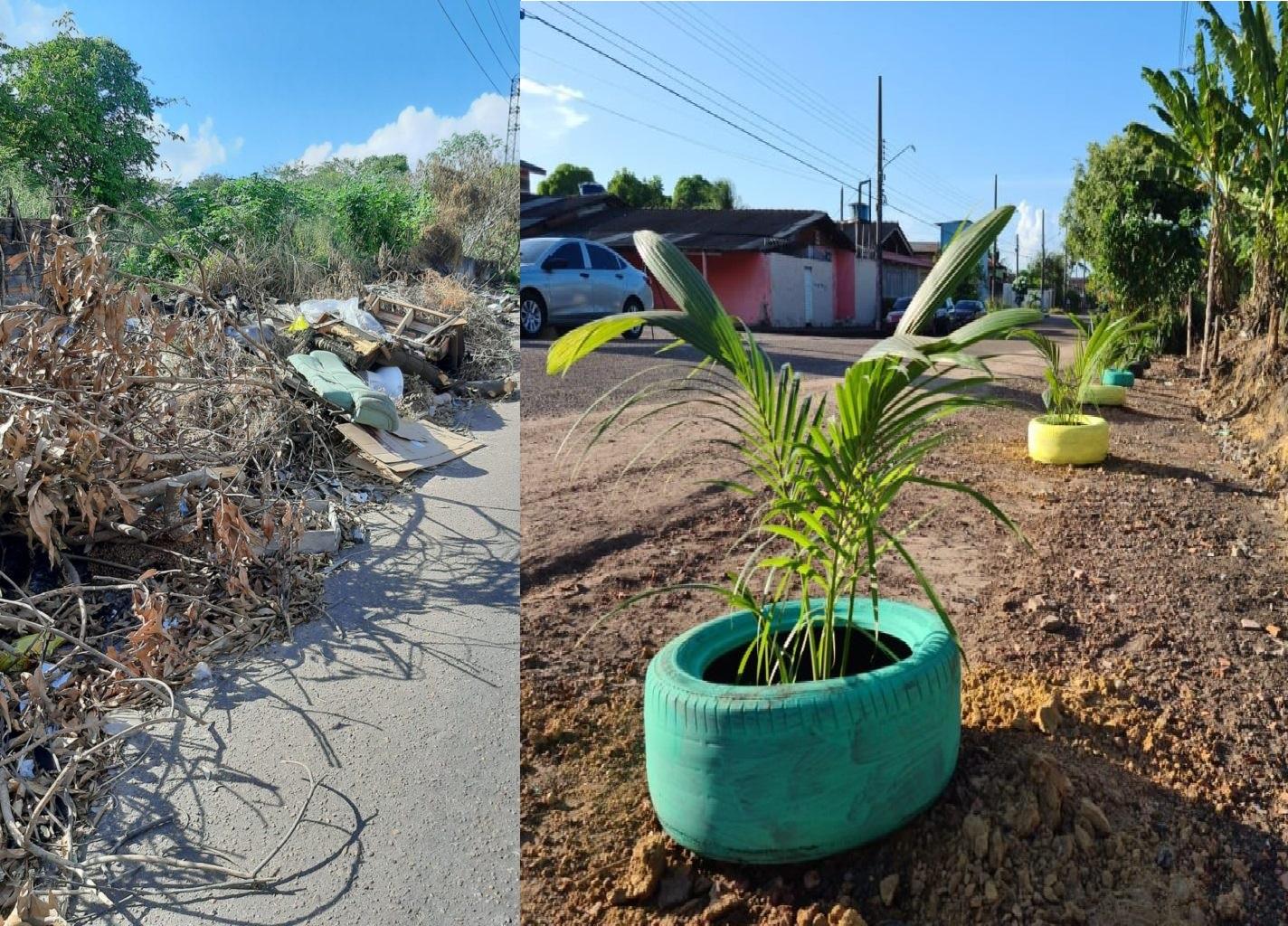 Prefeitura de Macapá implanta projeto paisagístico em áreas antes usadas como lixeiras viciadas