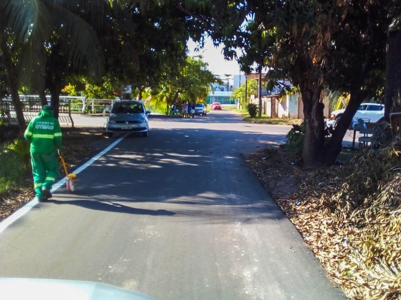 Trabalho de pavimentação em vias às margens do Beirol amplia rotas de trânsito