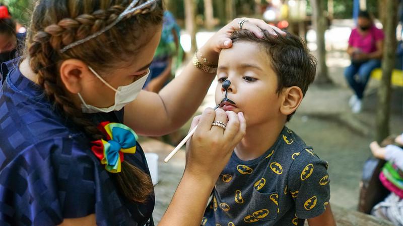 Brincadeiras, passeio e diversão marcam Dia das Crianças no Bioparque